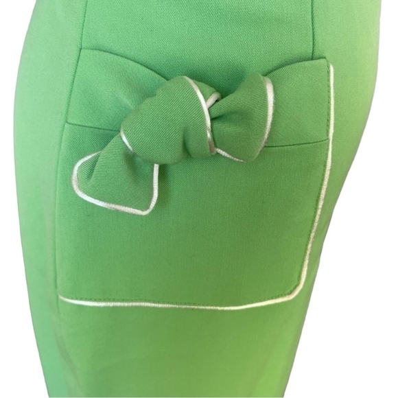 Women Pencil Skirt Suit Studio G Lime Green Blazer & Skirt Set Office Style Suit - Picture 11 of 13